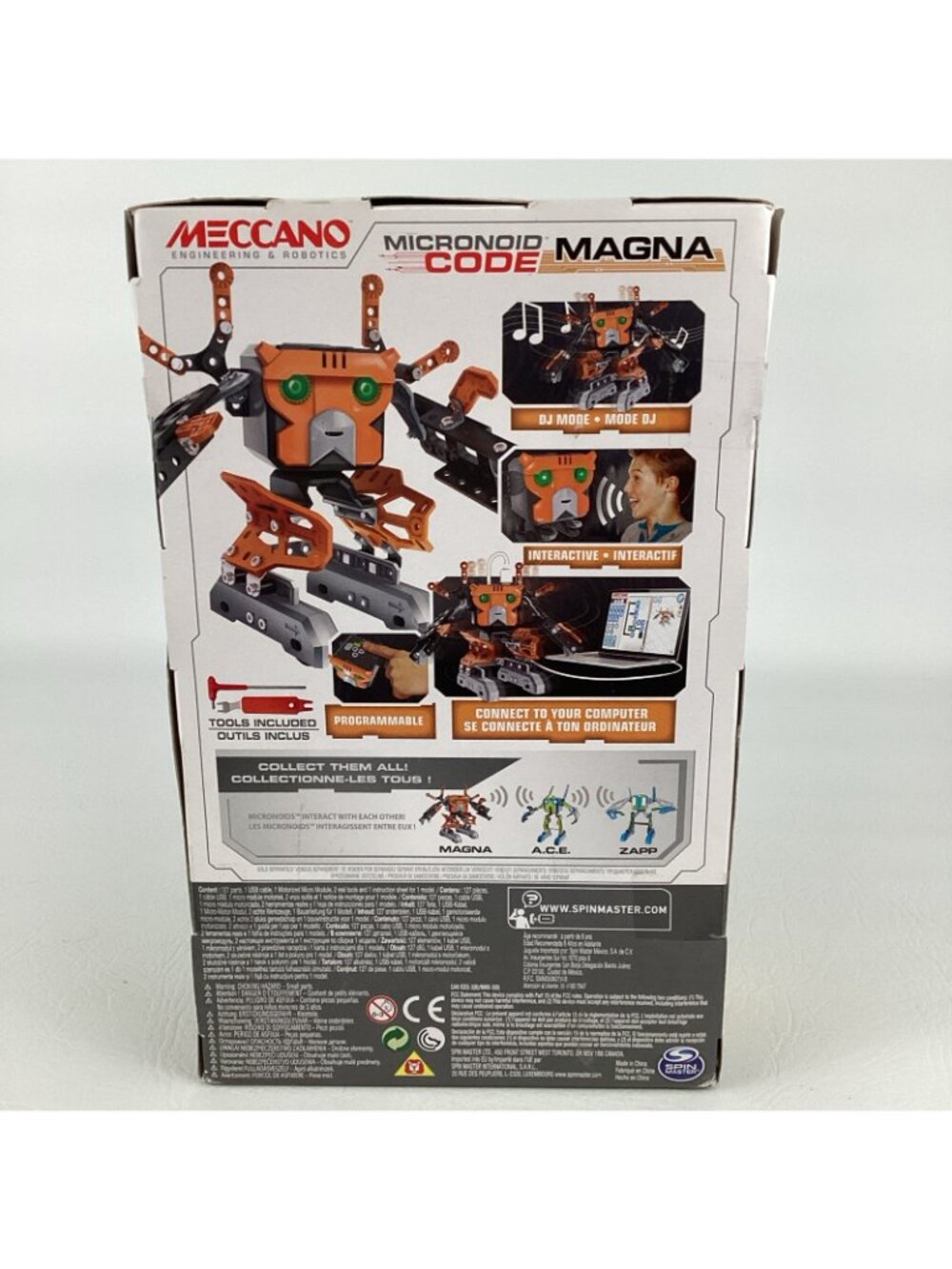 Meccano Engineering & Robotics Magna Micronoid Code Programmable Robot Build Kit - Picture 3 of 6